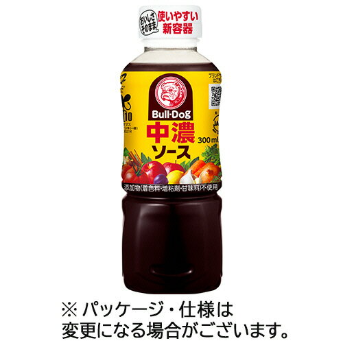 ブルドックソース 中濃ソース 300ml 1セット(10本)(0000049753240 x10) 目安在庫=○