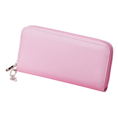 ファイブナイン ファイブナイン レディース長財布 チャーム付き ピンク(K60616744) 取り寄せ商品