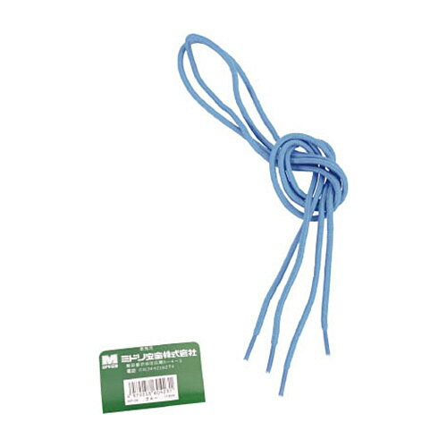 ミドリ安全 作業靴用紐 6穴用 青 全長110cm 1組(2本)(WP-04-B) 取り寄せ商品