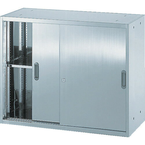 TRUSCO ステンレス保管庫(D400) 引違 900×H720 1台(STS4-7) 目安在庫=○