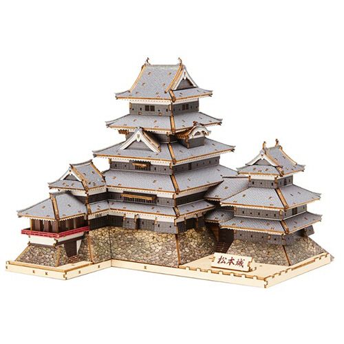 エーゾーン 木製アート ki-gu-mi 松本城 カラーVer. 1個(502669) 取り寄せ商品
