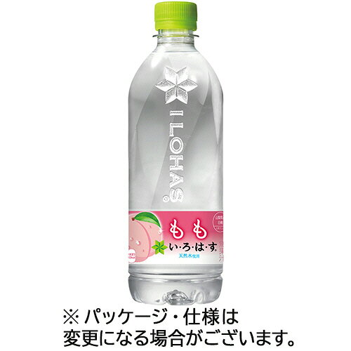 コカ・コーラ い・ろ・は・す もも 540ml ペットボトル 1セット(48本:24本×2ケース)(4902102148672 x48) 取り寄せ商品 compmoto-r-12647834 コンプモト 楽天市場店 パッケージ画像