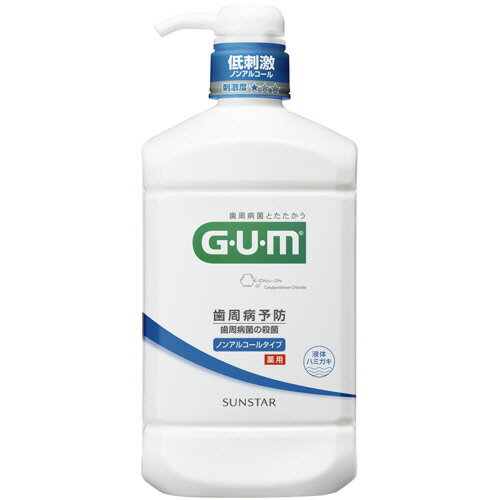 サンスター G・U・M(ガム) デンタルリンス ノンアルコールタイプ 960mL 1本(GUMデンタルリンスNA 960ML..