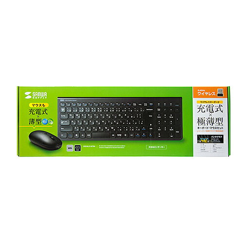 【P5S】サンワサプライ マウス付きワイヤレスキーボード(SKB-WL...(2.0)