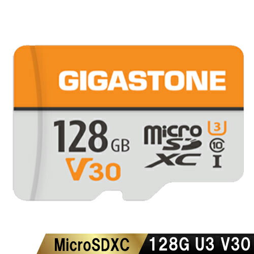 Gigastone Japan株式会社。microSDXCカード 128GB SDカードケース付き UHS-I U1 V30 Class10スペック 最大読み取り速度95MB/s 4K ビデオ撮影対応●128GB●UHS-I●U3●class10●V30●最大読み取り速度95MB/s●台湾製造なのでデータの機密性が高い●安心5年保証●MicroSDの特徴●マイクロSD●SDカードアダプタ付き●防水●耐衝撃●安定●高い耐久性●高い互換性●高速読み書き可能●高性能●耐熱性●耐低温●ビデオ撮影対応●4K写真対応●4K撮影対応●switch動作確認済●ドローン撮影対応●日本国内サポート●アンドロイドスマホ対応●GoPro動作確認済●データバックアップ最適●オシャレなデザイン●スタイリッシュなデザイン検索キーワード:GJMX128GV3R