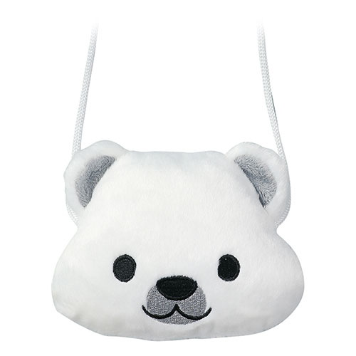 ARTEC 【5個セット】 アニマルポーチ シロクマ かわいい動物柄のポーチ(ATC21184X5) 取り寄せ商品