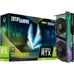 【中古】ZOTAC GeForce RTX 3070 AMP Holo グラフィックスボード ZT-A30700F-10P VD7511 [商品状態　可](4537694289900)