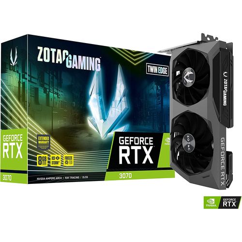 【中古】ZOTAC GAMING GeForce RTX 3070 Twin Edge グラフィックスカード 8GB GDDR6 商品状態 可 (4580624811306)