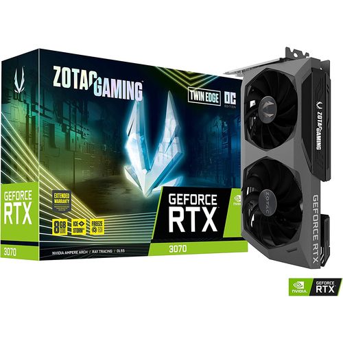 【中古】ZOTAC GAMING GeForce RTX 3070 Twin Edge OC グラフィックスカード 8GB GDDR6 商品状態 良い (4580624811375)