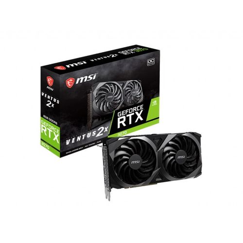 【中古】MSI GeForce RTX 3070 VENTUS 2X OC 商品状態 良い (4719072763091)