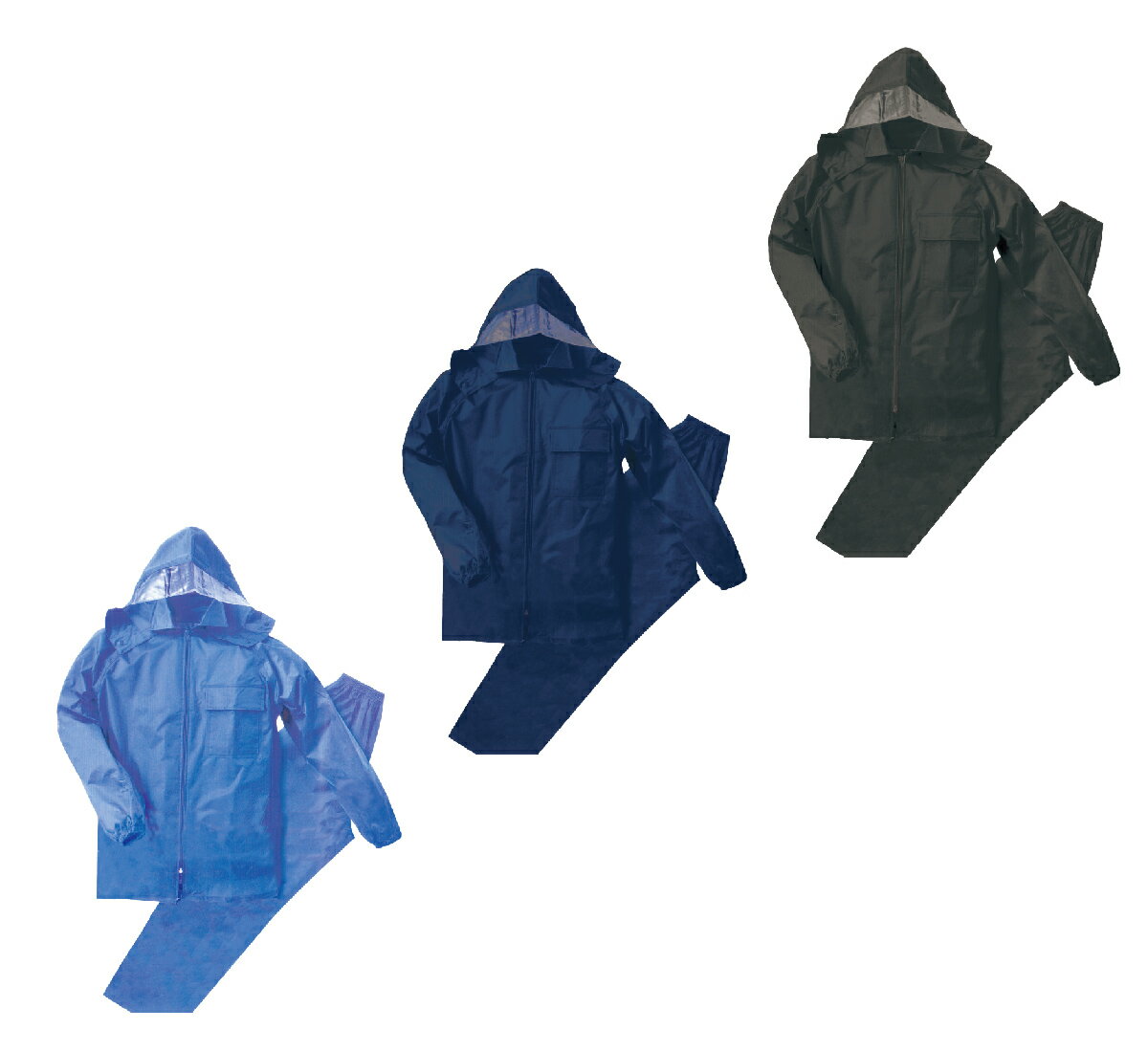【送料無料】【迅速発送】定番レインウェア トオケミ メンズ 男性用 レインウェア (裏メッシュ付) ネオ レインワールド UM (#4105) レインスーツ 上...