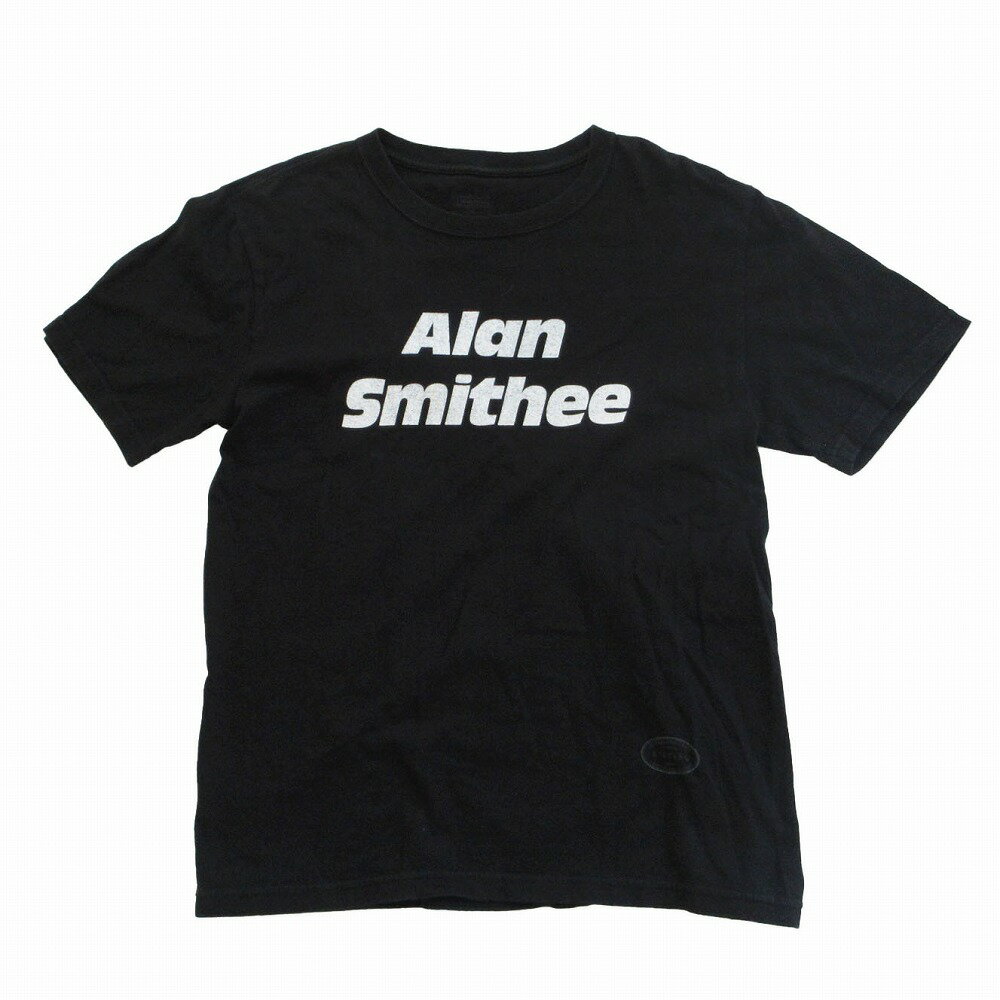 TANG TANG タンタン 18AWFin. Alan Smitheeアラン・スミシーロゴTシャツ トップス 半袖 ブラック サイズS メンズ 【中古】