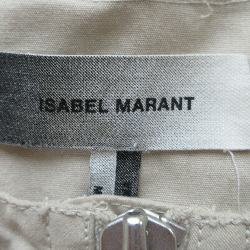 ISABEL MARANT イザベルマラン コットン つなぎ ジャンプスーツ オールインワン ライトベージュ サイズL メンズ 【中古】