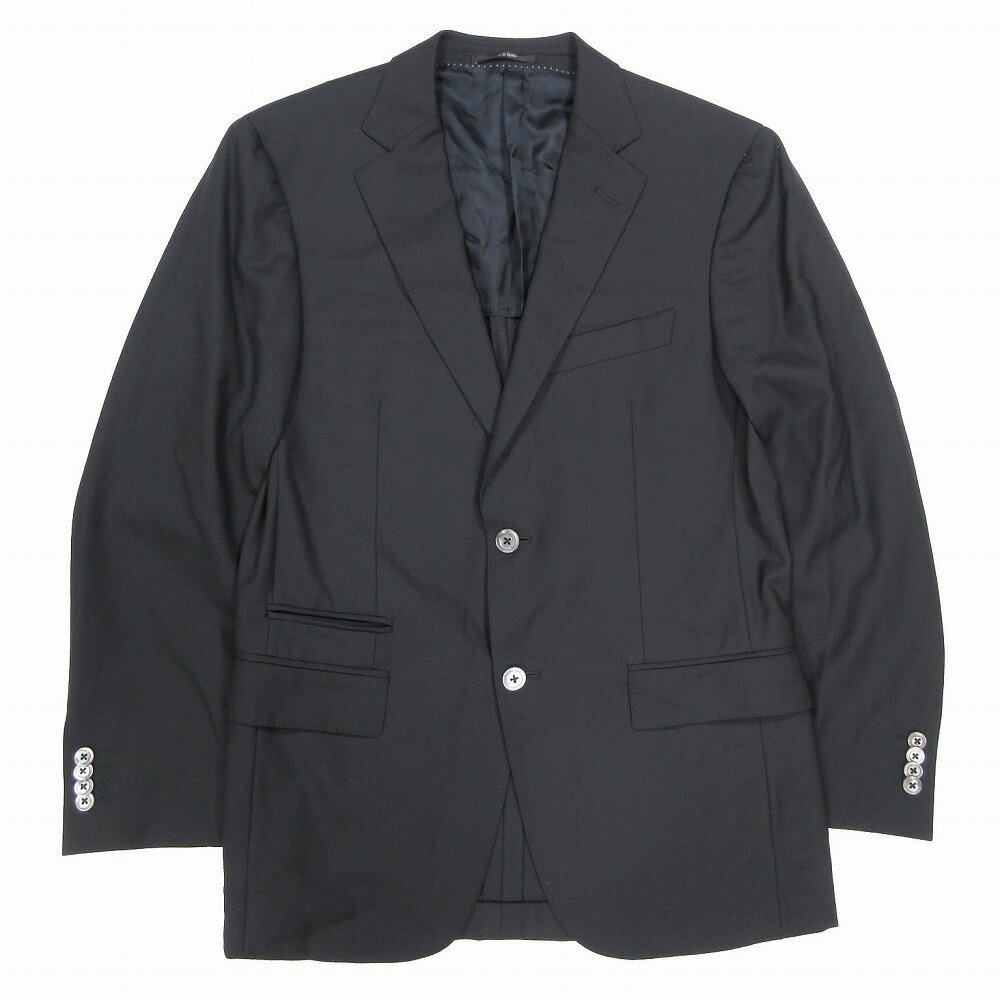 Ermanegildo Zegna エルメネジルドゼニア TRAVEL ウール テーラードジャケット 2B 背抜き サイドベンツ サイズM メンズ 【中古】