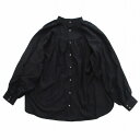 BEAUTY&YOUTH UNITED ARROWS BY バックボタン ボリュームスリーブブラウス 22SS ウォッシャブル ブラック レディース 【中古】