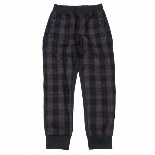 LANVIN ランバン チェック柄 ニット パンツ ジョガーパンツ イージーパンツ ボトムス サイズXS グレー系 メンズ 【中古】 LANVIN ランバン チェック柄 ニット パンツ ジョガーパンツ イージーパンツ ボトムス サイズXS グレー系 メンズ 【中古】