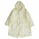 カルバンクラインジーンズ Calvin Klein Jeans バックロゴプリント レインコート アウター アイボリー サイズS メンズ 【中古】