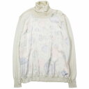 HERMES by Margiela エルメス マルジェラ期 シャボン玉 ニット セーター カシミヤ シルク XL ライトグリーン系 レディース 【中古】
