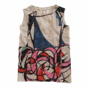 MARNI マルニ フラワープリント ノースリーブ ブラウス トップス ライトベージュ サイズM レディース 【中古】