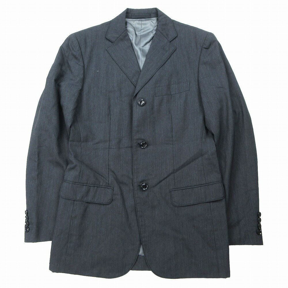 メンズメルローズ COMPLET for MENS MELROSE スーツ セットアップ テーラード ジャケット スラックス 3 ダークグレー ur82 【中古】