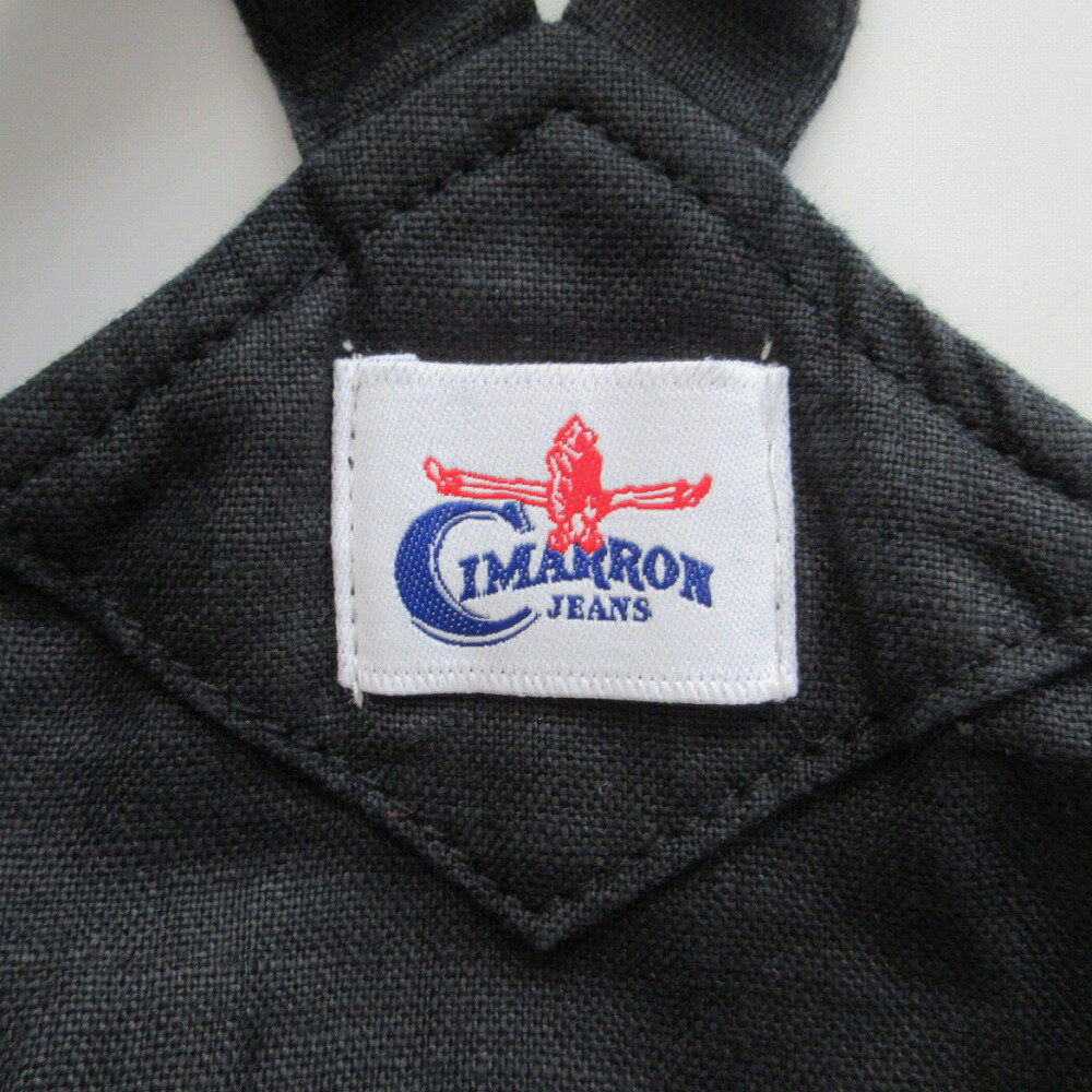 FREAK'S STORE CIMARON JEANS シマロンジーンズ 別注リネンショーツサロペット オールインワン ブラック サイズF 5198069 【中古】