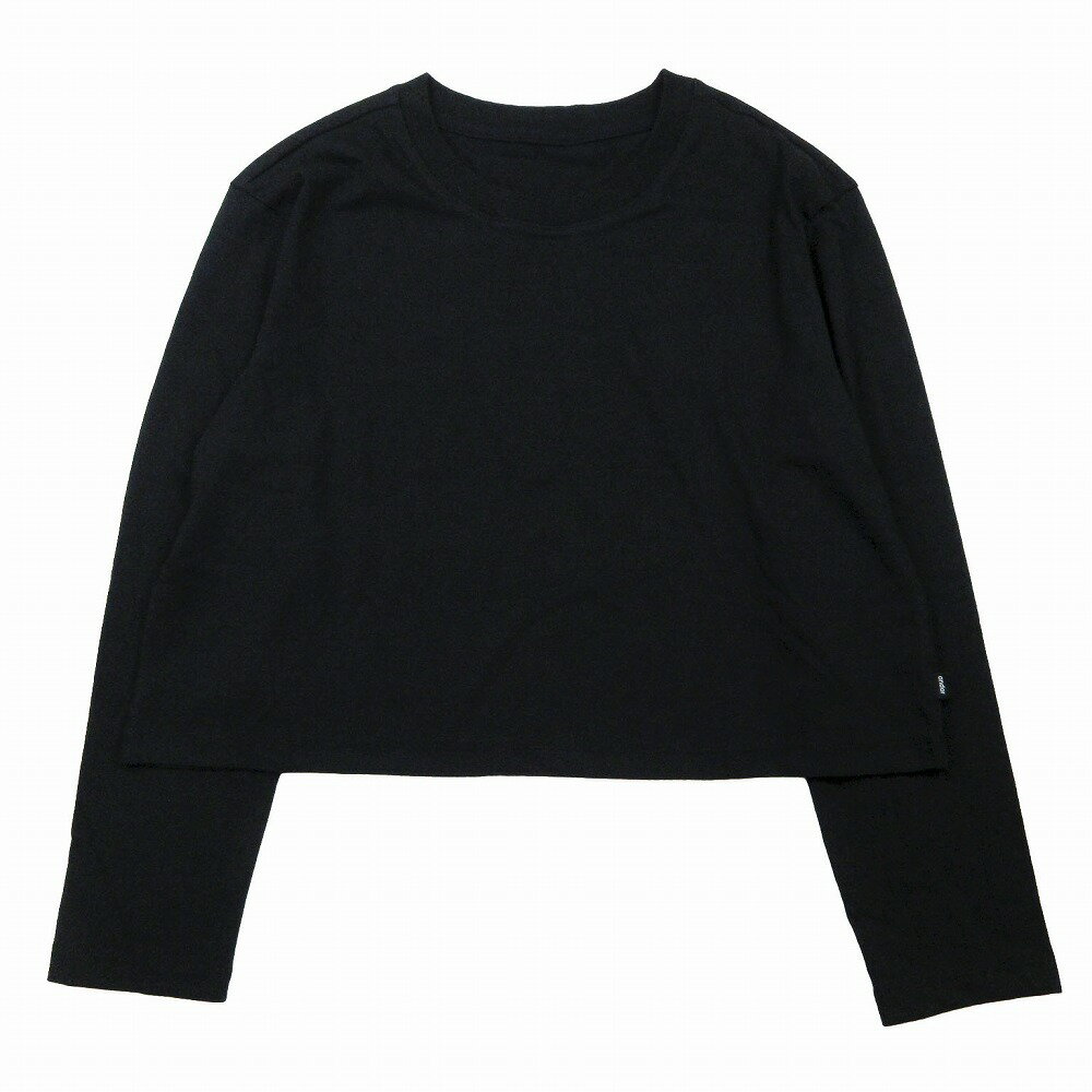 アンダール andar Airessential クロップド 長袖 トップス ヨガ ピラティス ANPLS-56BLK M 黒 ブラック レディース ur28 【中古】