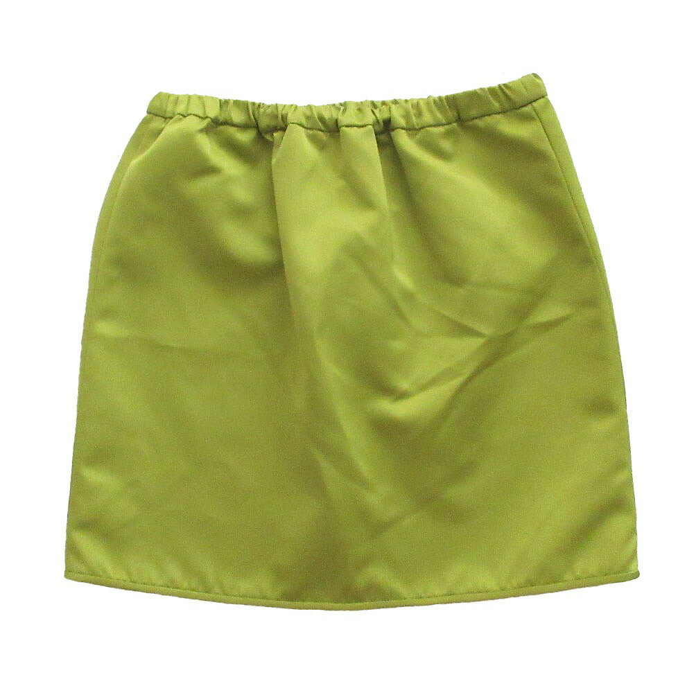 未使用品 N°21 ヌメロ ヴェントゥーノ ギャザー タイトミニスカート グリーン サイズS レディース 【中古】