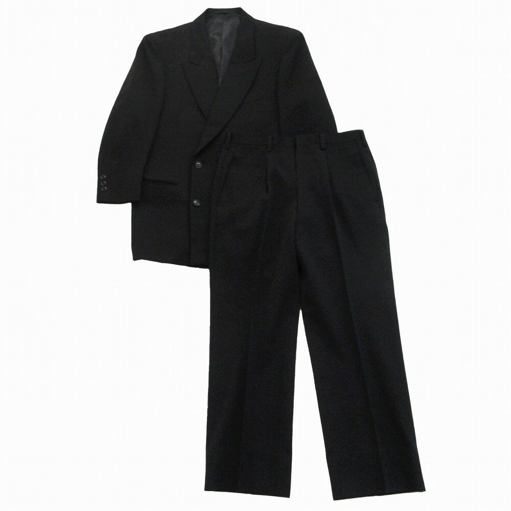 GOLDEN O.S.K ダブルスーツ セットアップ ブラック ブラックフォーマル 喪服 メンズ サイズS 【中古】