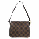 LOUIS VUITTON ルイヴィトン ダミエ トゥルース メイクアップ N51982 アクセサリー ポーチ ハンド バッグ 廃盤 レディース 【中古】