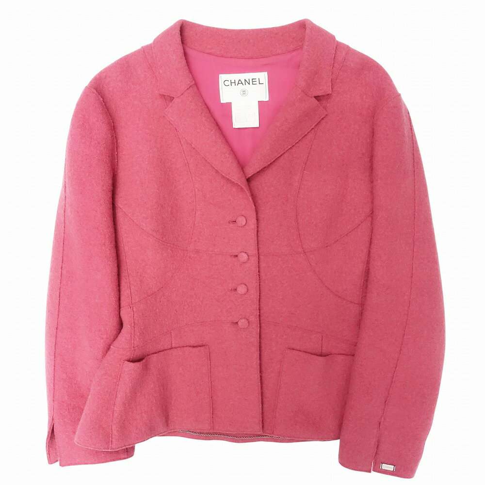 ���� Vintage CHANEL ����ͥ� 99A ������ �ĥ����� ���㥱�å� �֥쥶�� ���� �ץ졼�� �������� 38 M �ԥ� ��ǥ����� ����š� ...