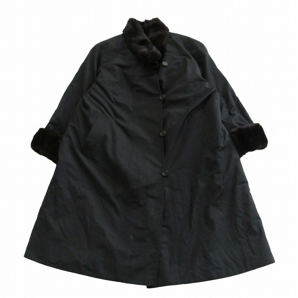 マルヴォワジー Malvoisic ミンクファー ライナー付き コート アウター レディース 【中古】