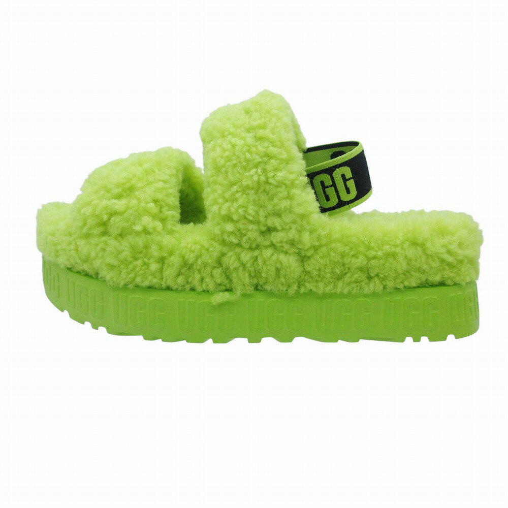 極美品 UGG Fluffita Outdoor Open Toe Flat Heel Sports Sandals アグ フラッフィータ ボアサンダル 2..