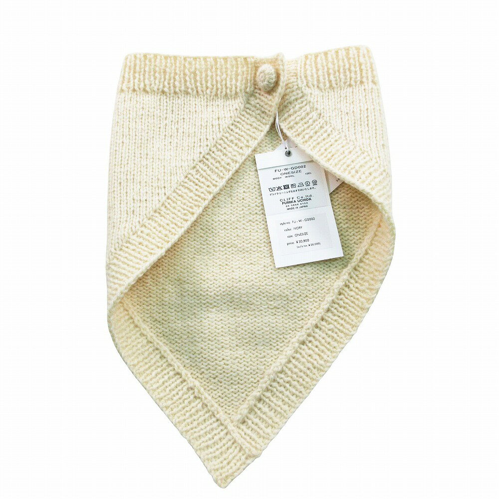 未使用品 25aw フミカウチダ FUMIKA UCHIDA SHETLAND HAND KNITTED KERCHIEF ハンドニットカチーフ ア..