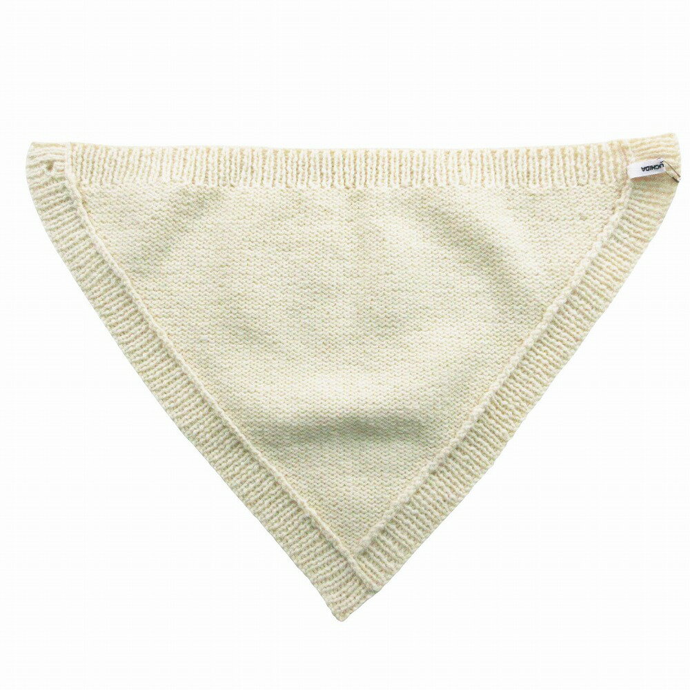 未使用品 25aw フミカウチダ FUMIKA UCHIDA SHETLAND HAND KNITTED KERCHIEF ハンドニットカチーフ アイボリー レディース 【中古】 3