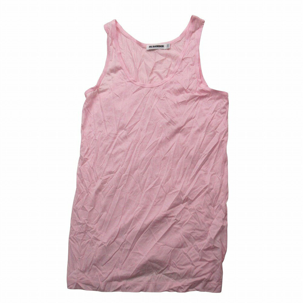 JIL SANDER ���륵����� ���󥯥ȥå� �Ρ����꡼�� �ȥåץ� 700009 WF276008 �ԥ� ������L ��� ����š�