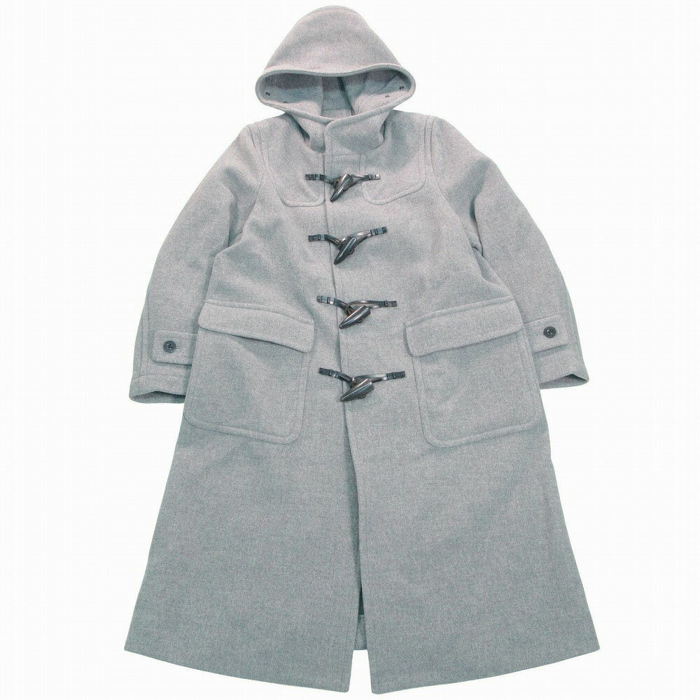 TOMORROW LAND トゥモローランド 19AW 11089508301 ウールメルトンダッフルコート アウター グレー サイズ36 M レディース 【中古】