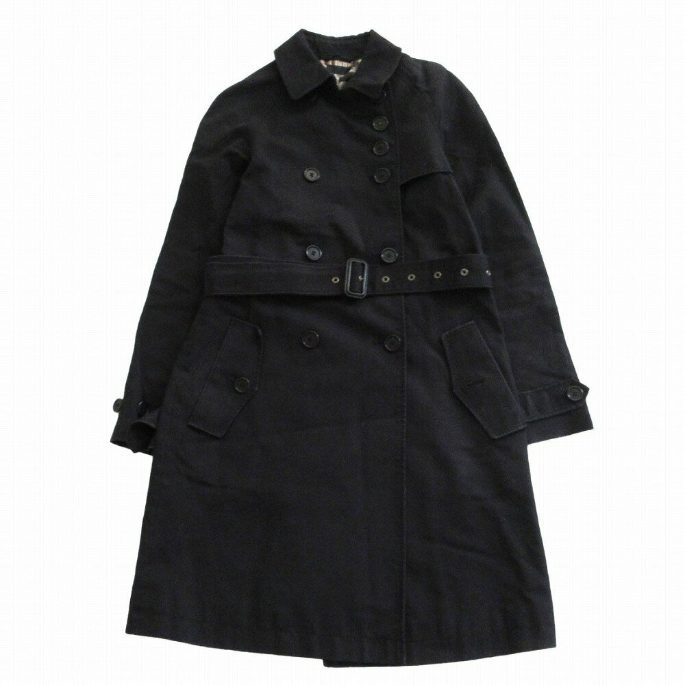 ポールスミス ブラック　トレンチコート　マルチストライプ　サイズ40 ポールスミス ブラックPaul Smith BLACK 裏マルチストライプウール