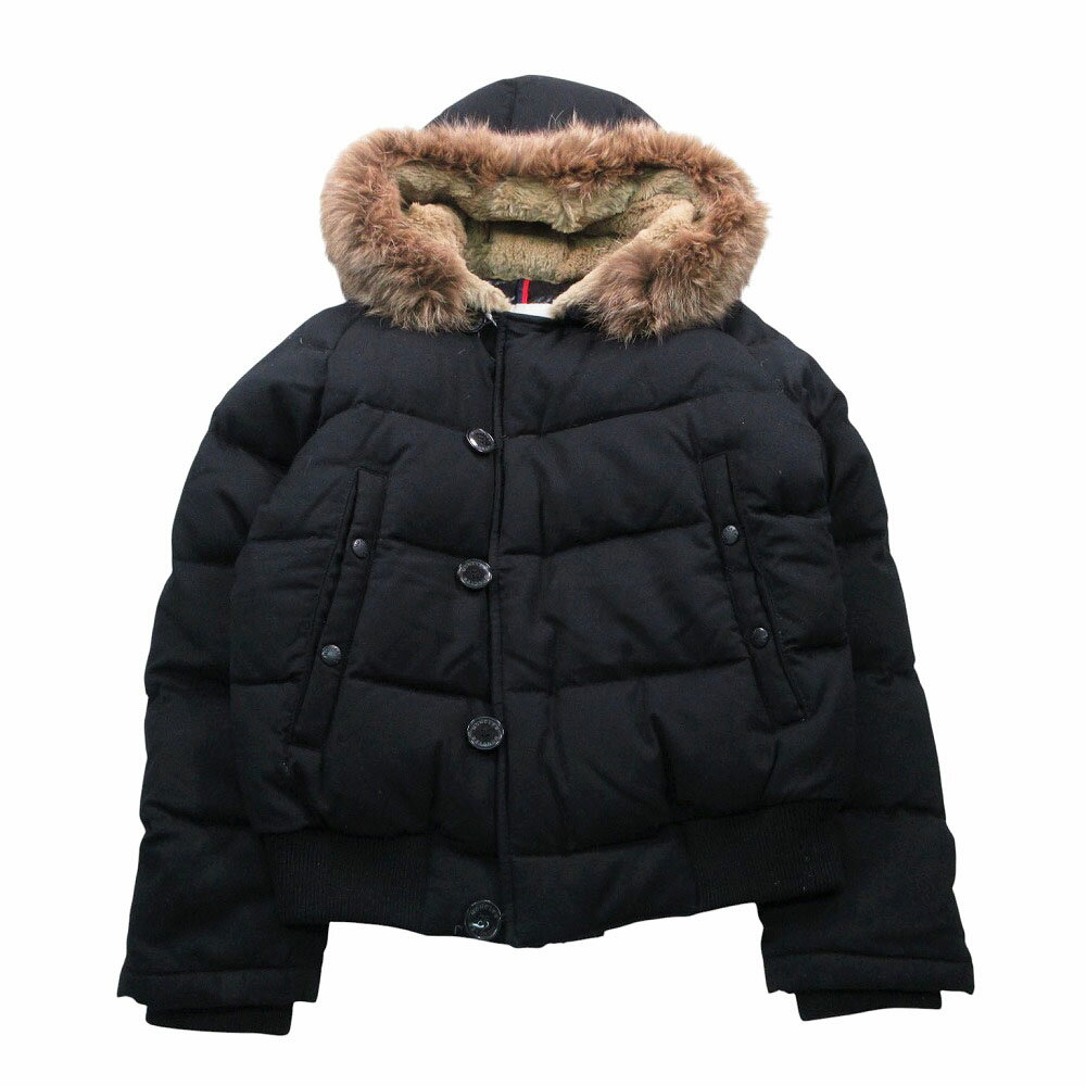 MONCLER モンクレール BULGARIE ブルガリ コヨーテ ラビットファー ダウンジャケット ...