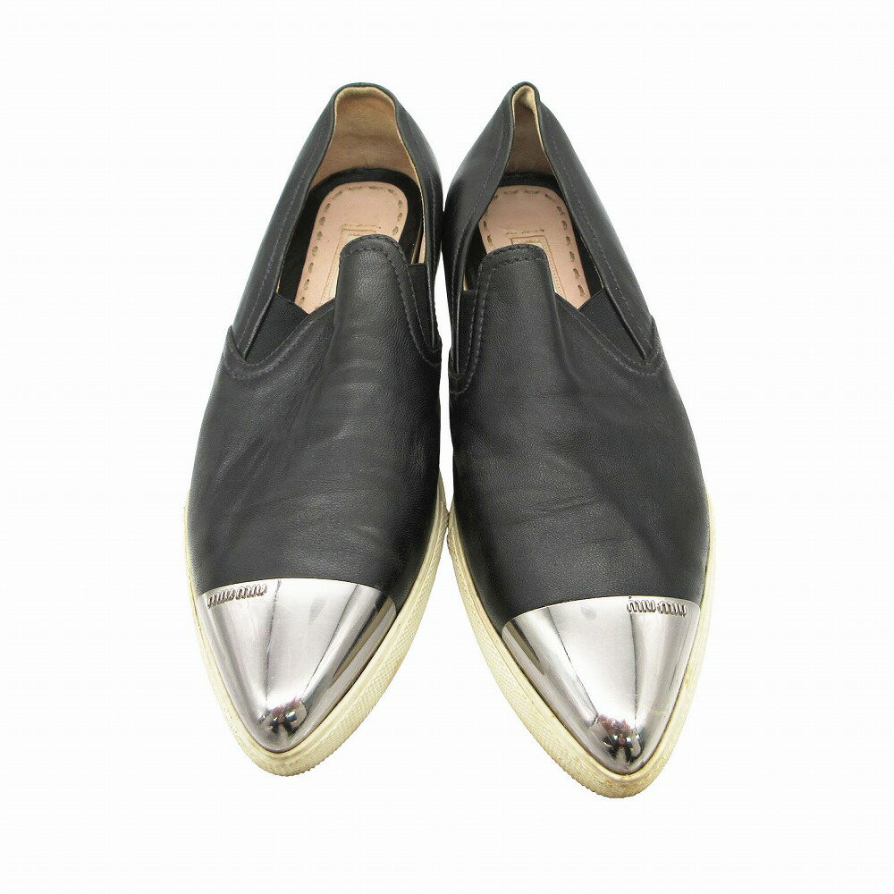 miu miu ミュウミュウ スリッポン ス�