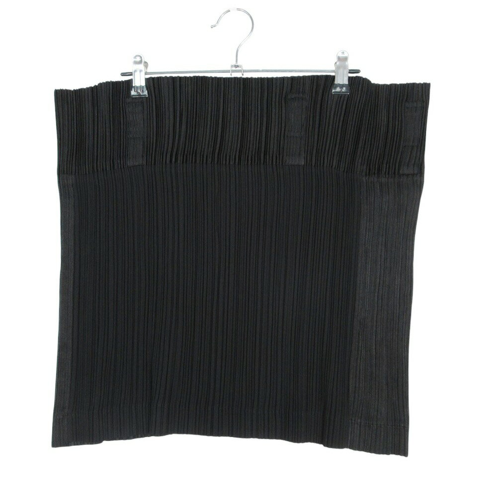 ISSEY MIYAKE イッセイミヤケ 95SS ヴィンテージ プリーツ ハイウエスト ミニスカート ボトムス ブラック M IM51-FG801 【中古】