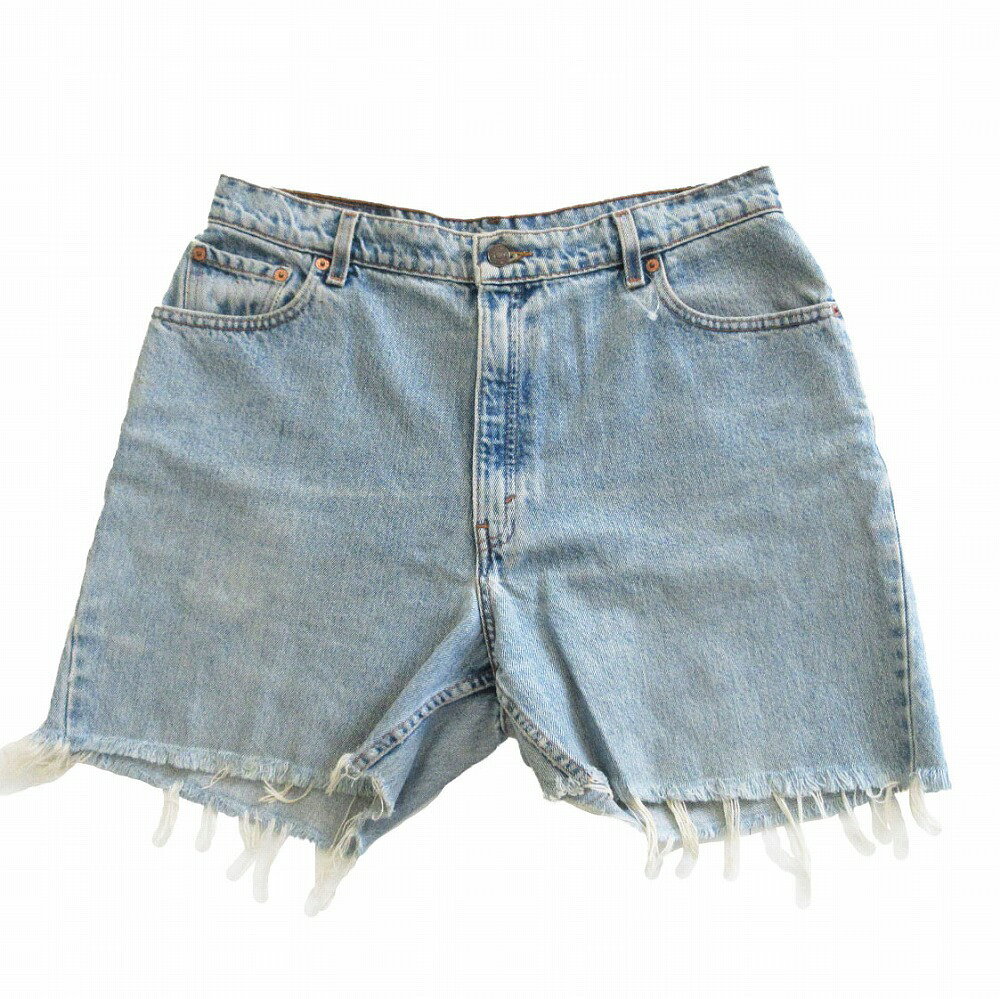 Rakuten - Levis リーバイス 550 174刻印 RELAXED FIT TAPERED LEG デニムハーフパンツ サイズM メンズ ライトインディゴ 【中古】