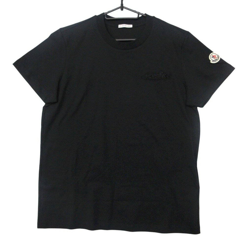 新品同様 25AW MONCLER モンクレール 半袖Tシャツ Beaded logo T-shir ...