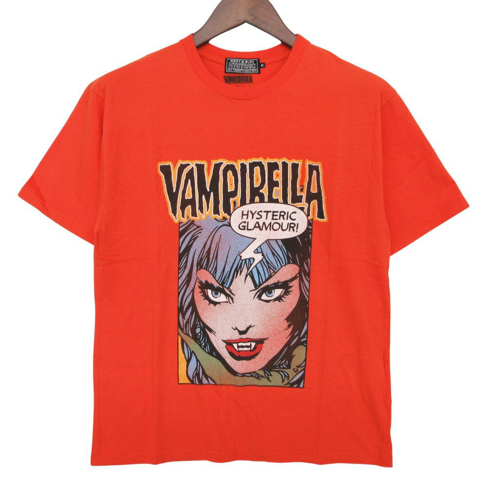 Rakuten - 23SS HYSTERIC GLAMOUR ヒステリックグラマー 半袖Tシャツ VAMPIRELLA Tee Orange オレンジ M メンズ 【中古】