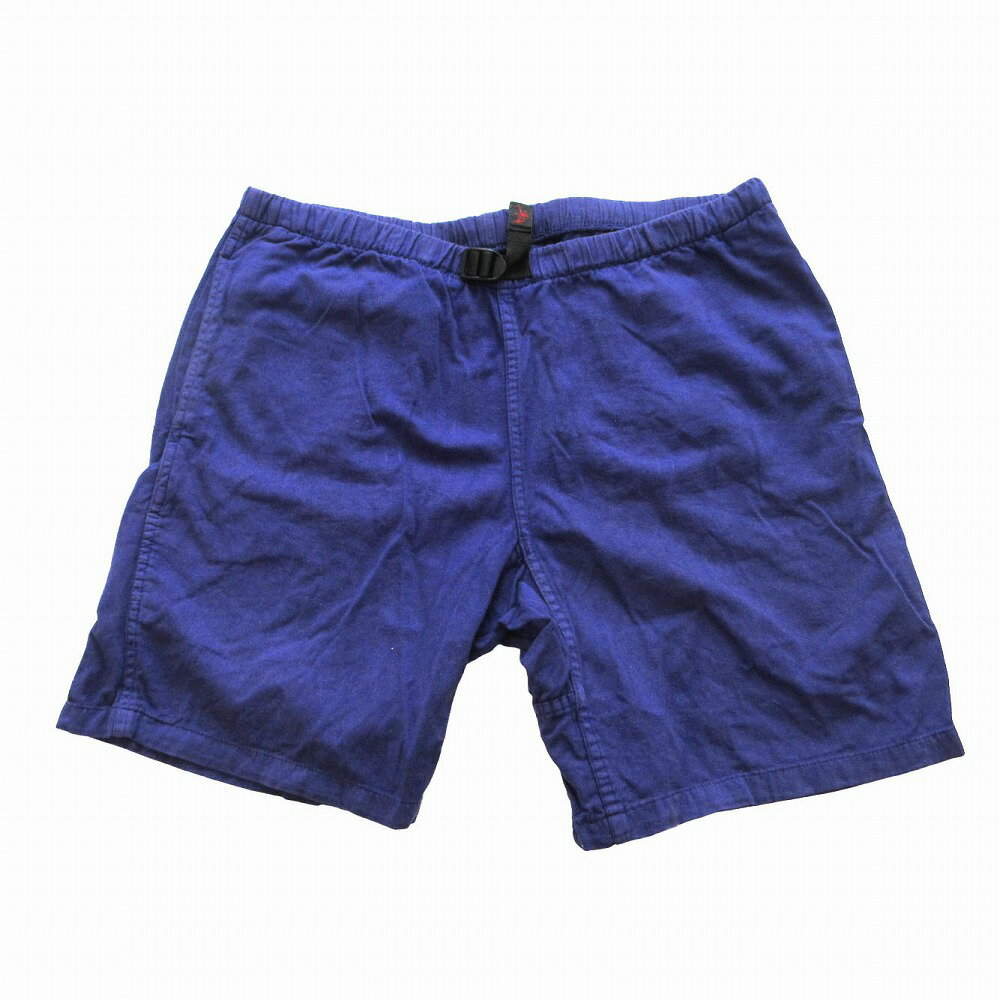 Gramicci グラミチ ショートパンツ コットン チノ ショーツ ハーフパンツ ウェビングベルト パープル S メンズ 【中古】