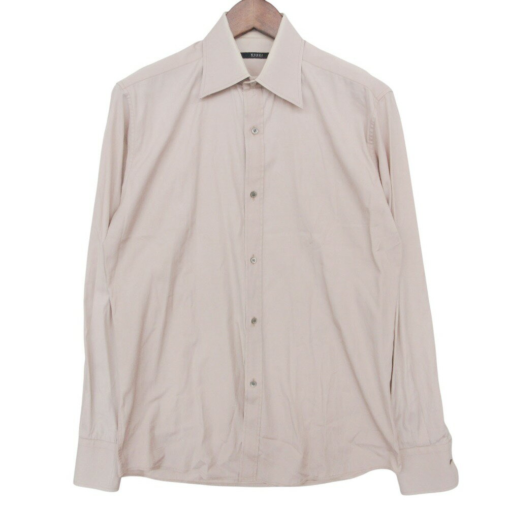 イングランドです❗️新品未着用 GUCCI長袖シャツ GUCCI（グッチ） 未使用品○GUCCI 22SS 664869 コットン100% GGロゴ