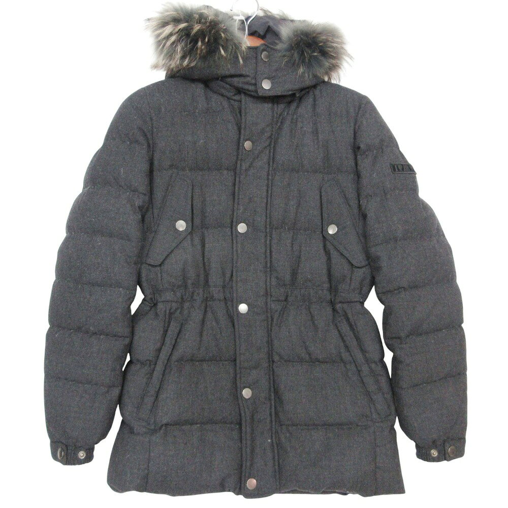 Rakuten - TATRAS タトラス ダウンジャケット BIONDY カシミヤ混 タヌキファー アウター グレー 1【S】 メンズ 【中古】