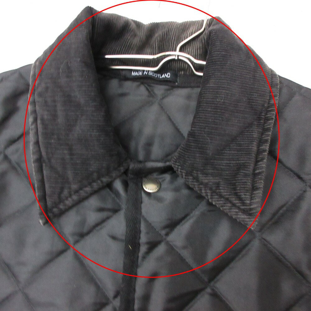 Traditional Weatherwear トラディショナルウェザーウェア コート キルティング アウター コーデュロイ ブラック 38【M】 メンズ 【中古】 3