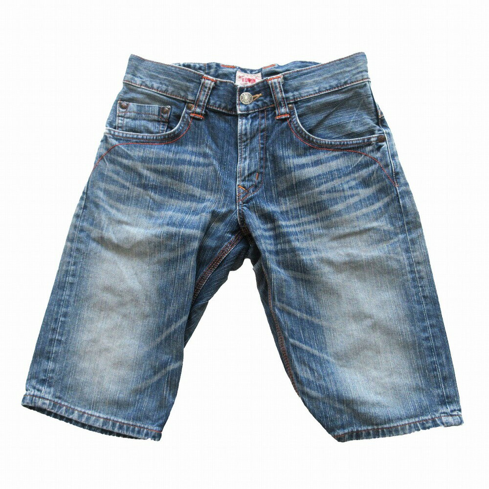 Rakuten - EDWIN エドウィン ショートパンツ 4520 デニム ショーツ ハーフパンツ ボトムス インディゴ 30 メンズ 【中古】