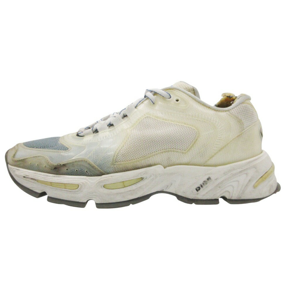 Dior ディオール スニーカー CD1 SNEAKERS 20ADC ハイブリット メッシュ シューズ 靴 イタリア製 40 ホワイト 25cm メンズ 【中古】