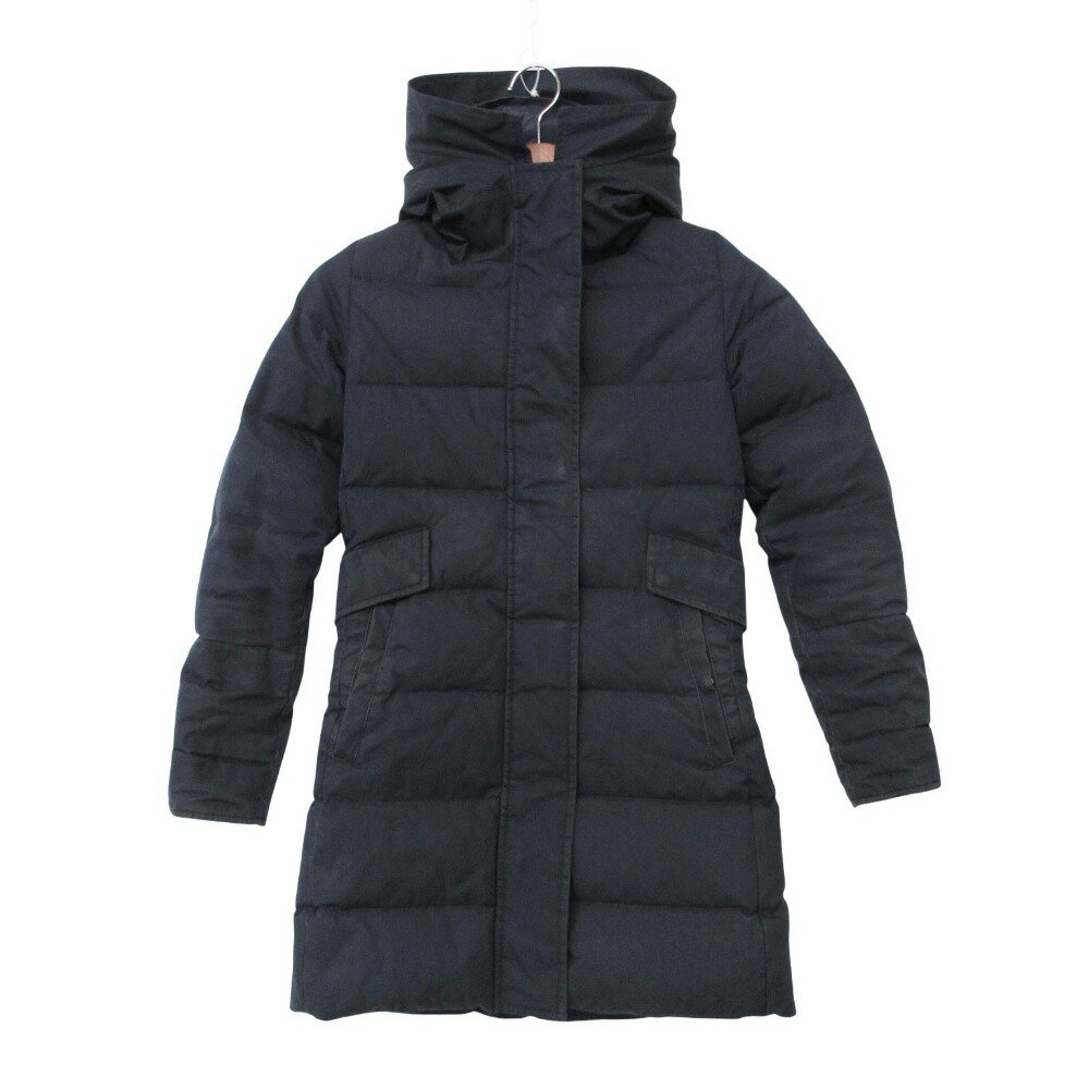 Rakuten - Pyrenex ピレネックス コート BORDEAUX Logo Down Jacket ボルドー ロゴ ダウンジャケット アウター ネイビー 34【XS】 レディース 【中古】